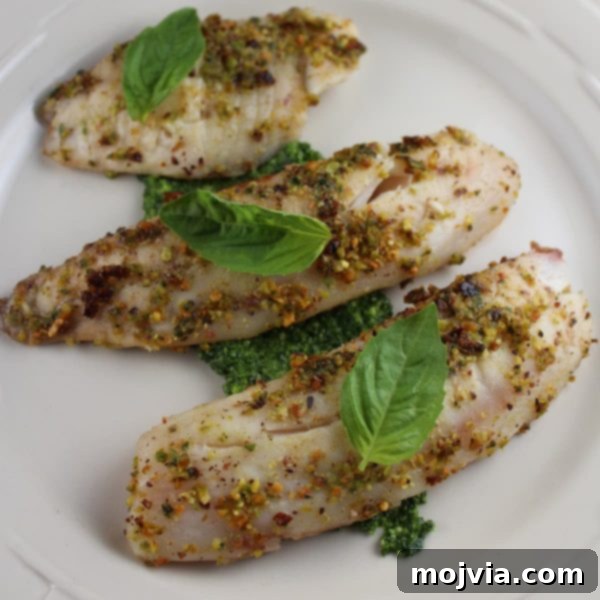 Pistachio Basil Tilapia Pistachio Basil Tilapia