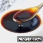 A close-up of a small bowl filled with delicious homemade Korean BBQ sauce, ready for serving.