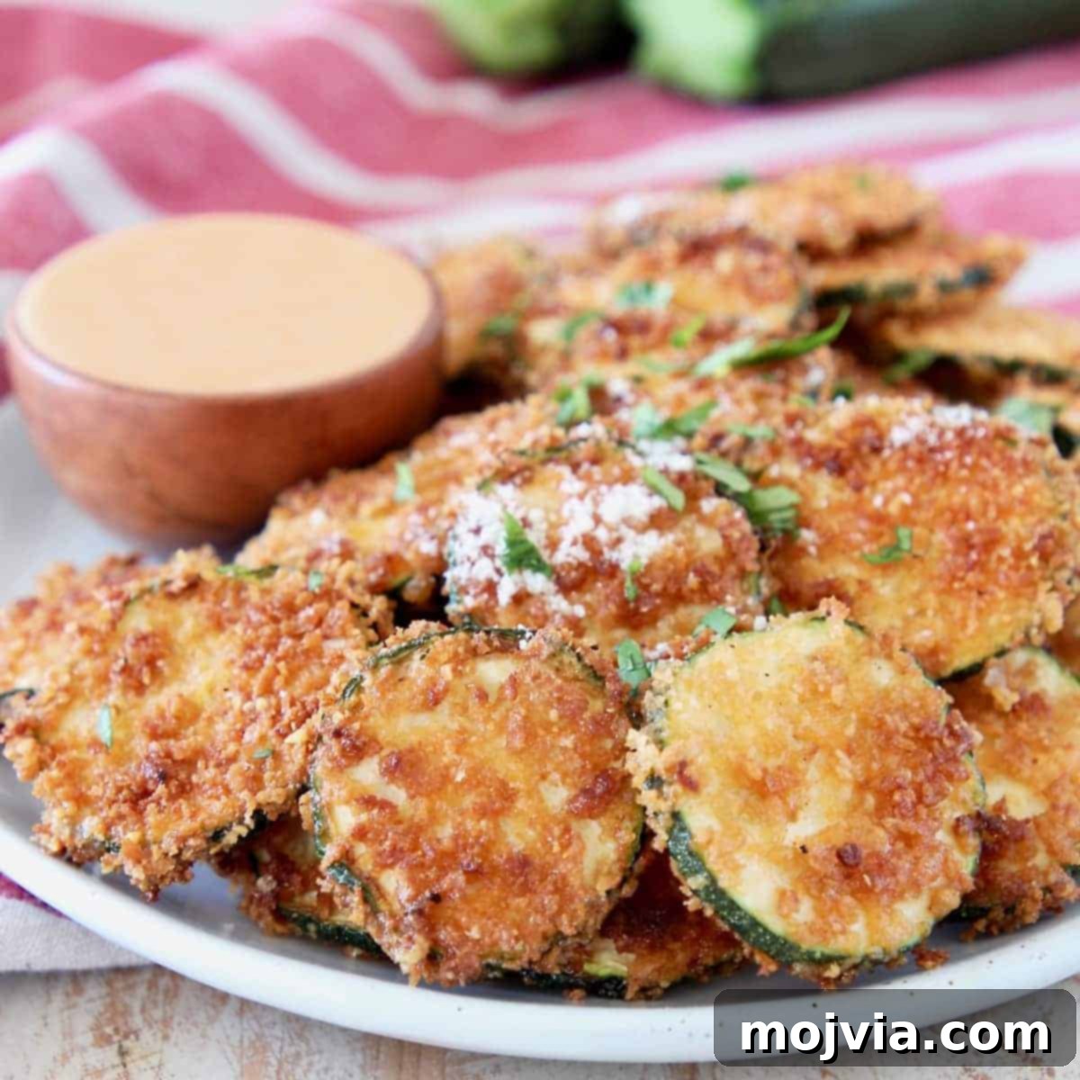 Buffalo Zucchini Chips