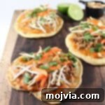Thai Peanut Pulled Pork Pizzas