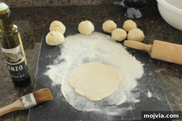 Pan-Fried Roti 8 Roti Bread Dough