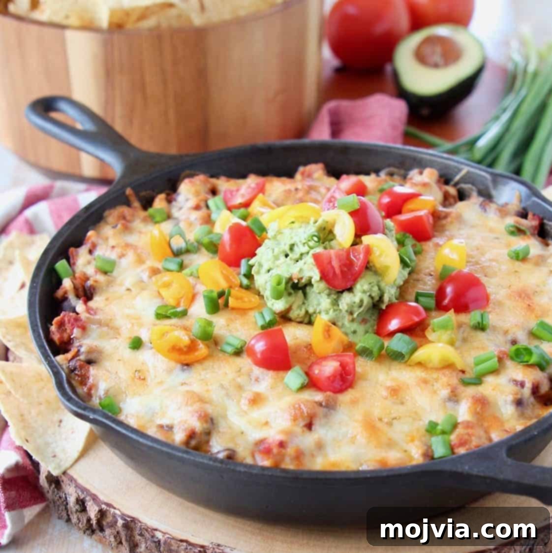 Cheesy Baked Taco Dip