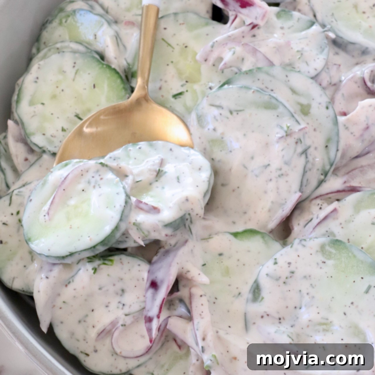 Creamy Cucumber Salad