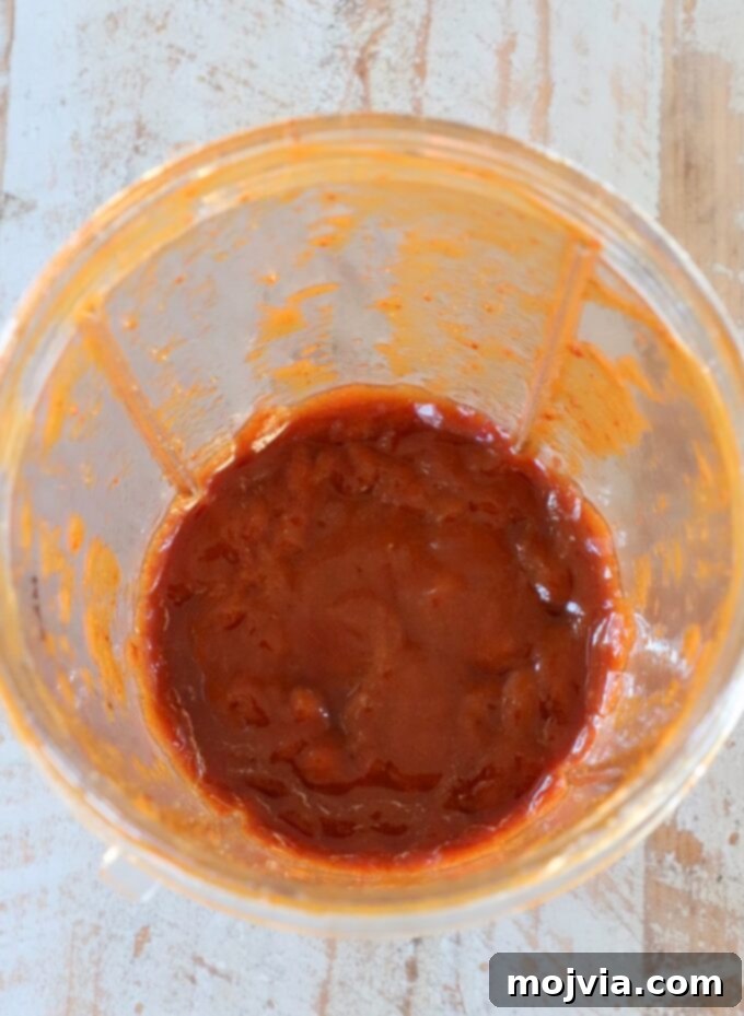 Chipotle Honey Glazed Cocktail Smokies 4 Chipotle Honey Sauce in a blender