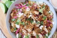 Zesty Elote Chicken Bowls