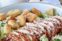 Blackened Chicken Caesar Salad Recipe with Homemade Dressing
