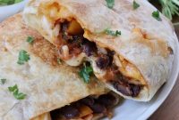 Melted Cheese, Beans & Rice Burrito Recipe for Weeknights
