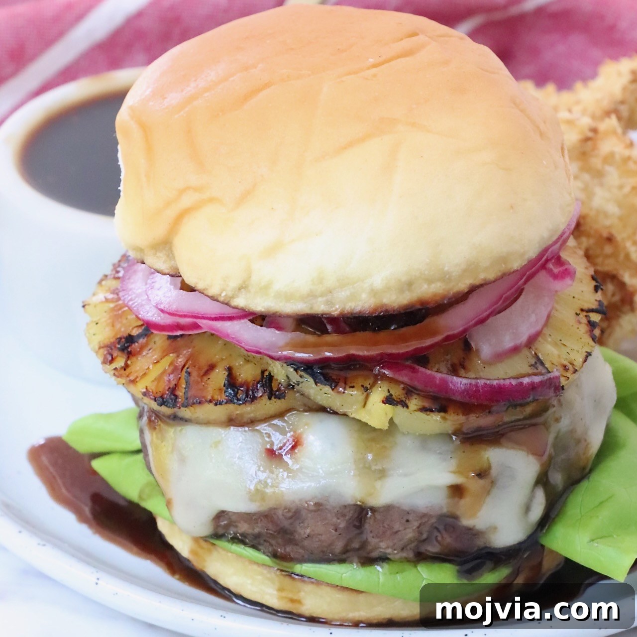 Complete Burger Guide: Techniques, Recipes & Toppings for Perfect Patties 8 Hawaiian burger on plate