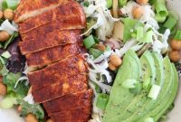 Spicy Buffalo Chicken Salad with Blue Cheese Dressing