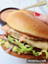 Buffalo Chicken Smash Burger
